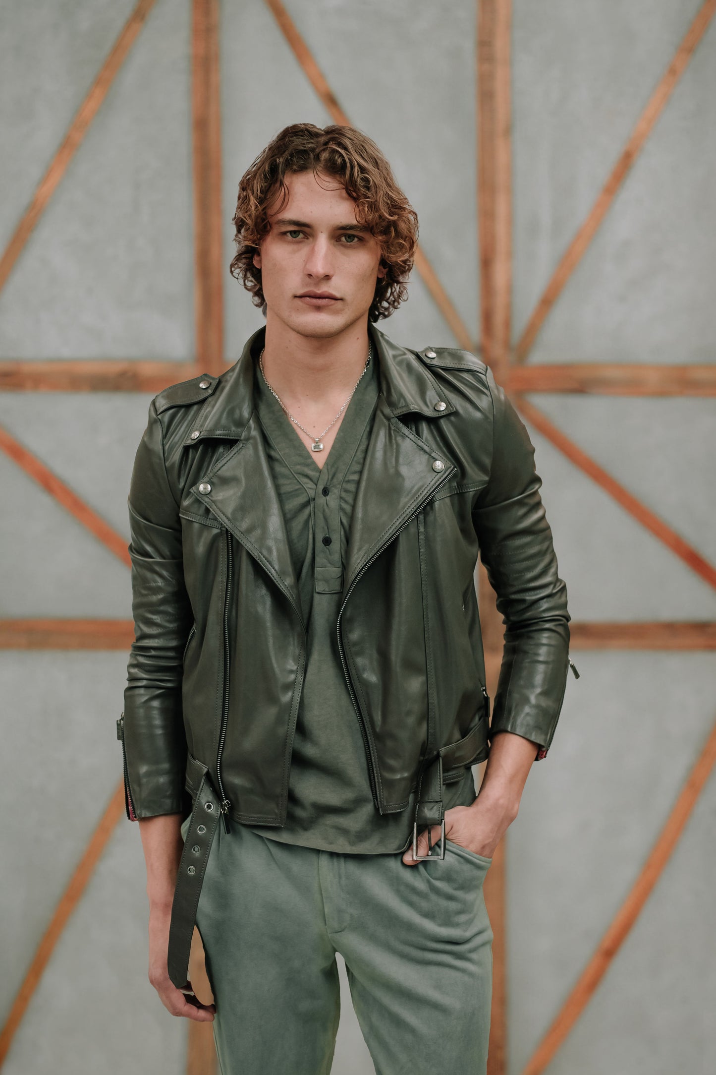 SAN LUCAS VEGAN LEATHER LACKETS