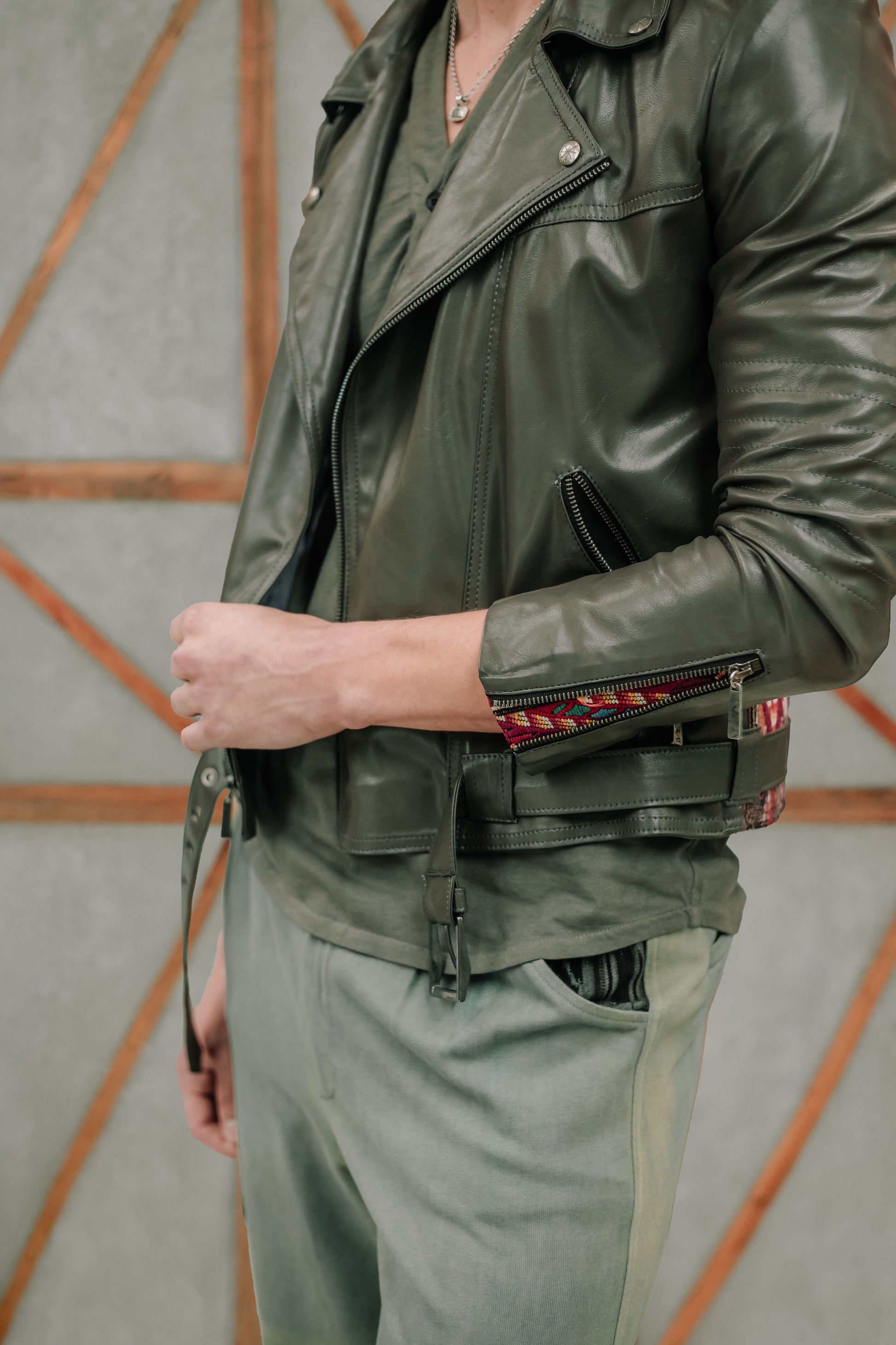 SAN LUCAS VEGAN LEATHER LACKETS