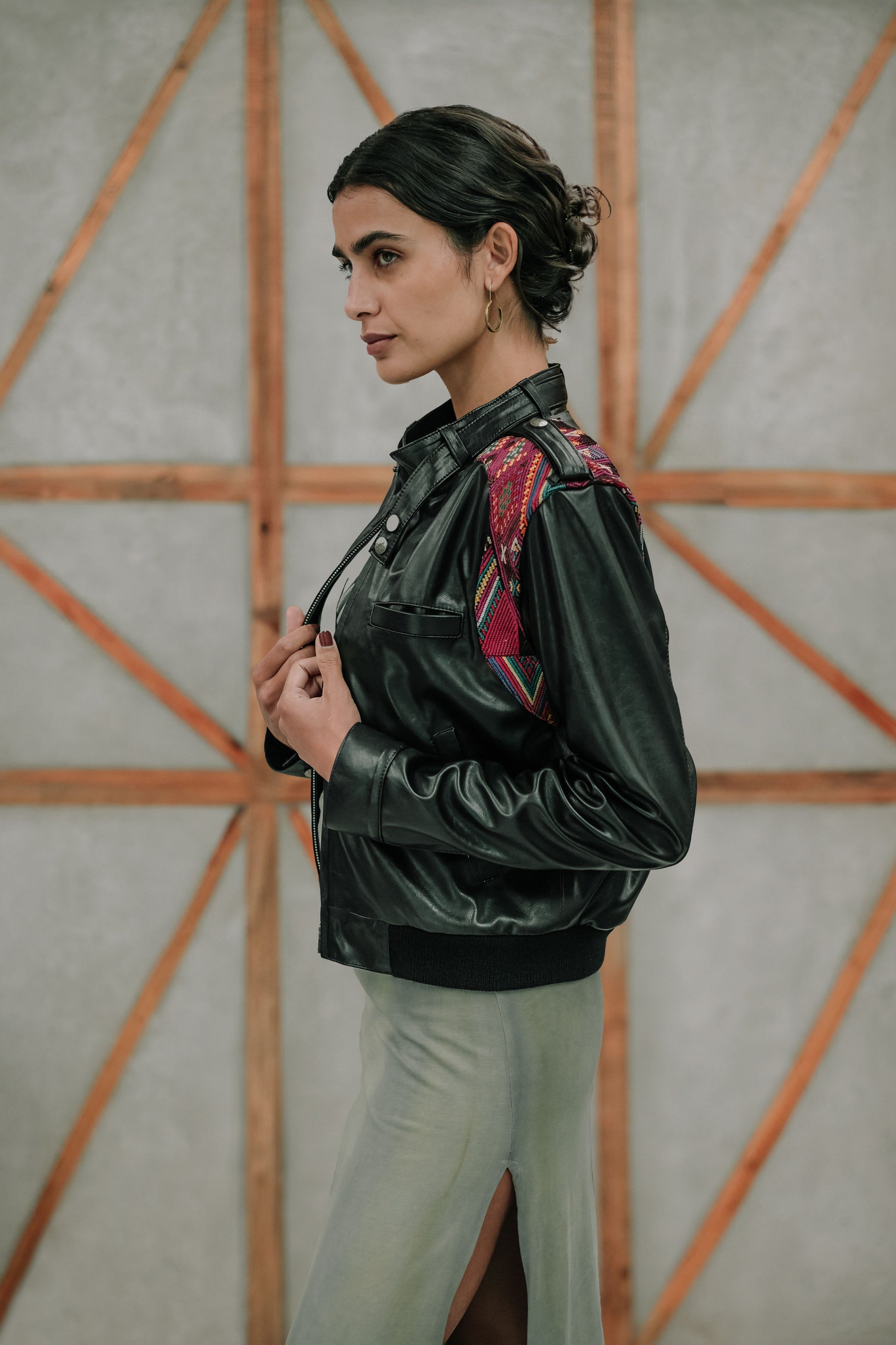 SANTA CRUZ VEGAN LEATHER LACKETS