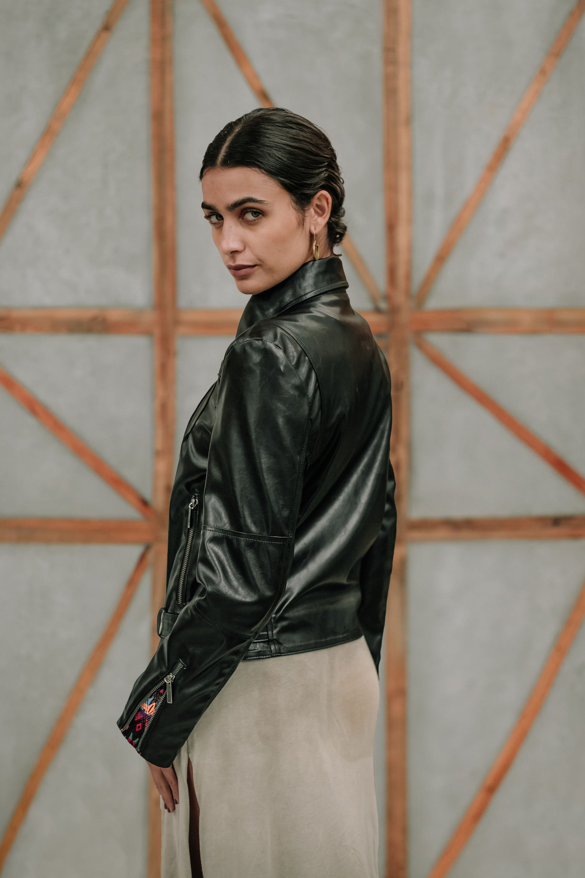 SANTA CATARINA VEGAN LEATHER LACKETS