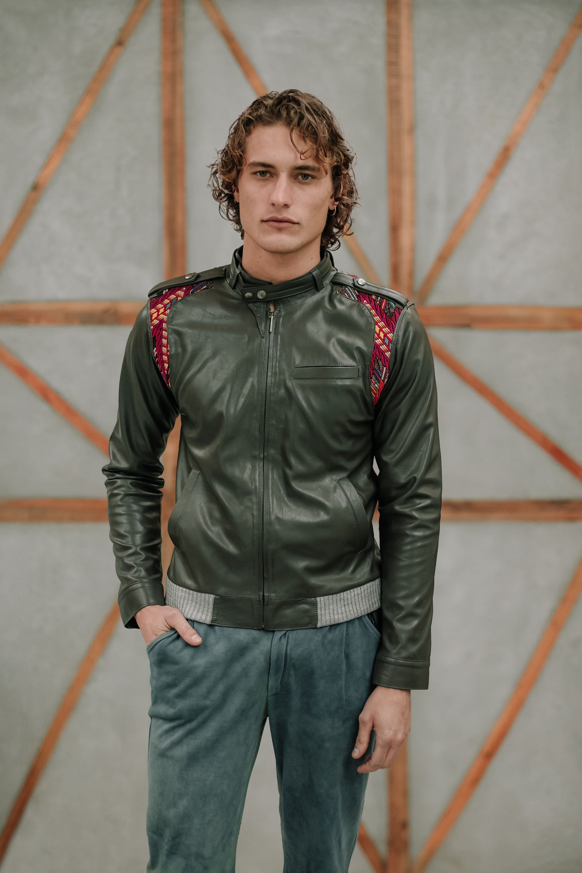 SANTIAGO VEGAN LEATHER LACKETS