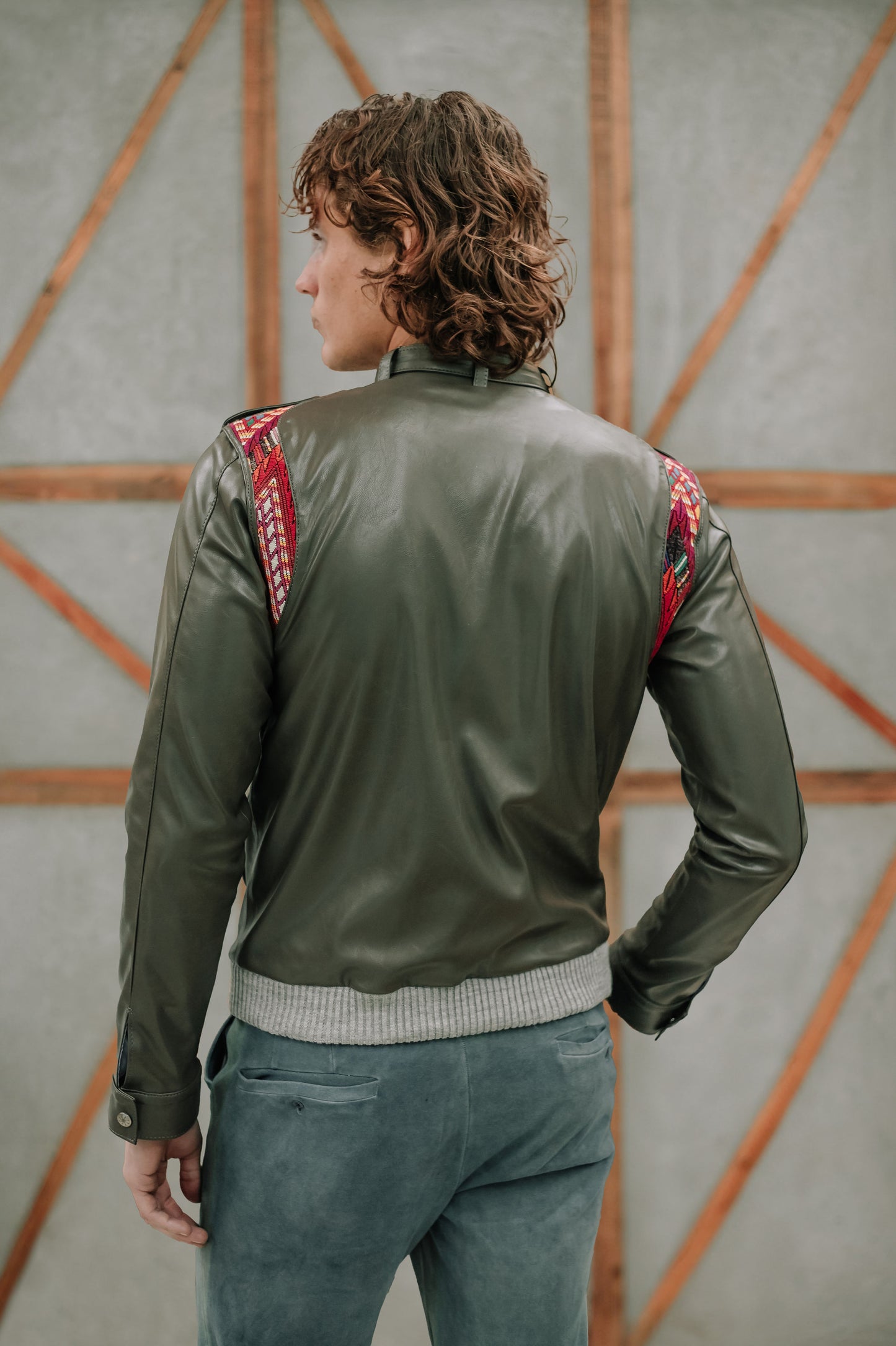 SANTIAGO VEGAN LEATHER LACKETS