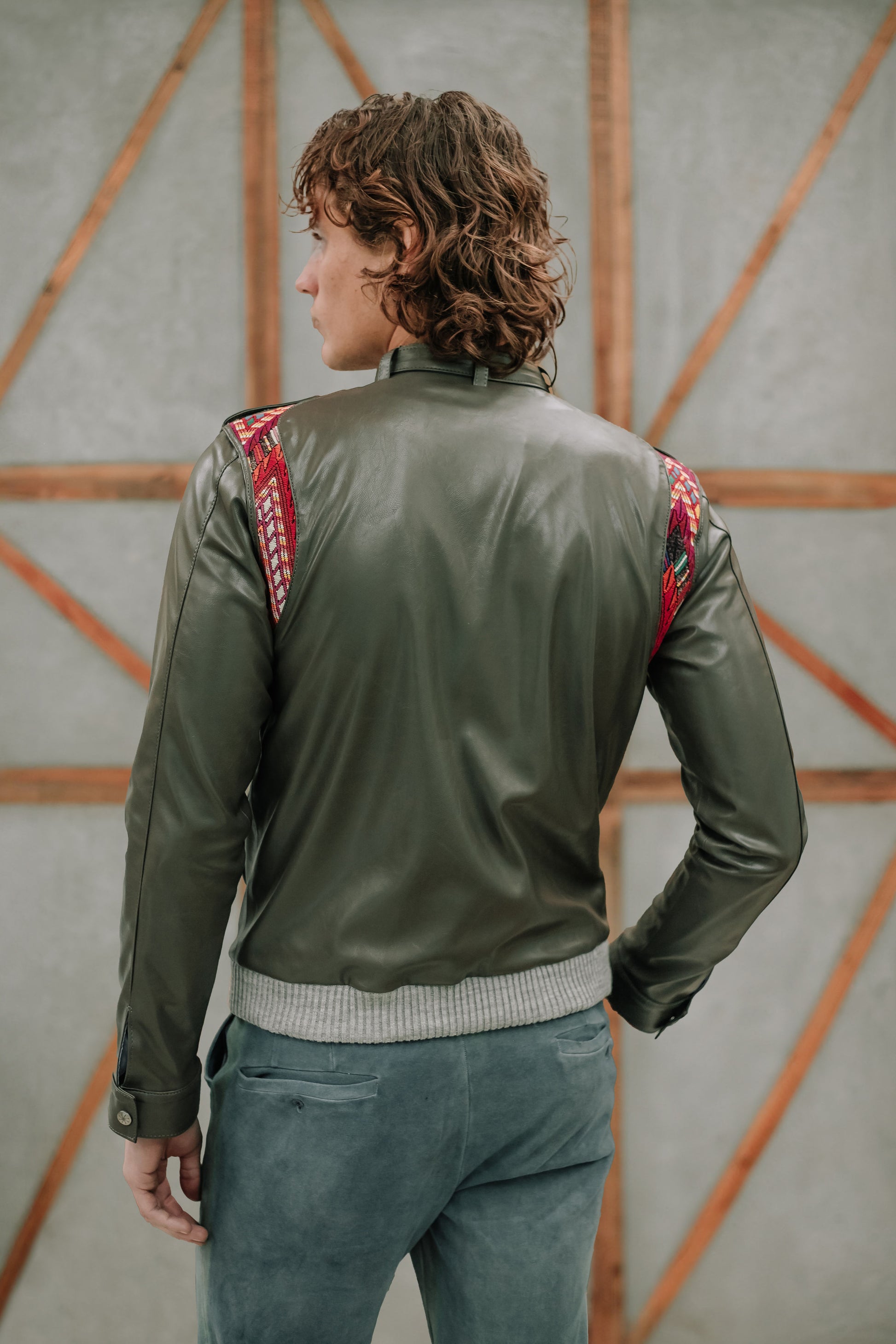 SANTIAGO VEGAN LEATHER LACKETS