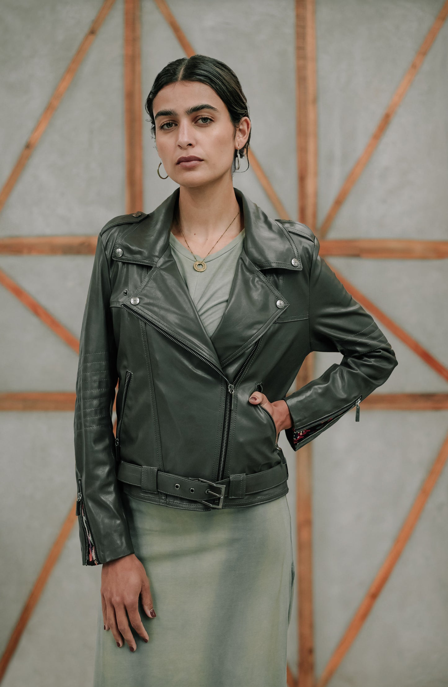 SOLOLA VEGAN LEATHER LACKETS