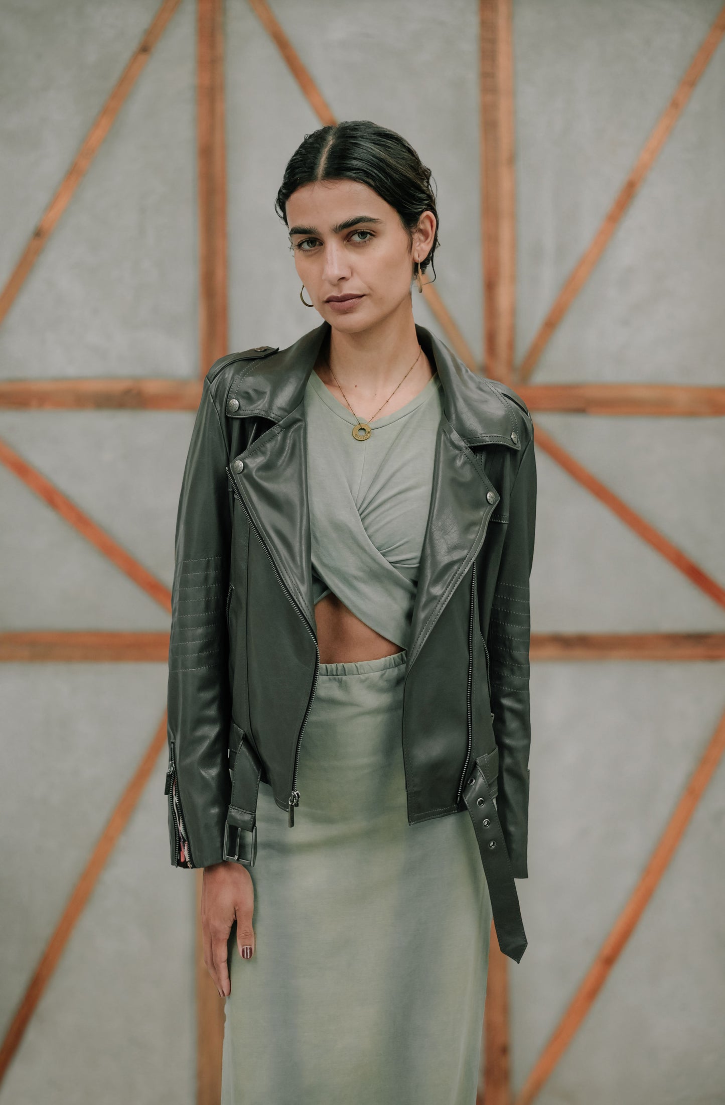 SOLOLA VEGAN LEATHER LACKETS