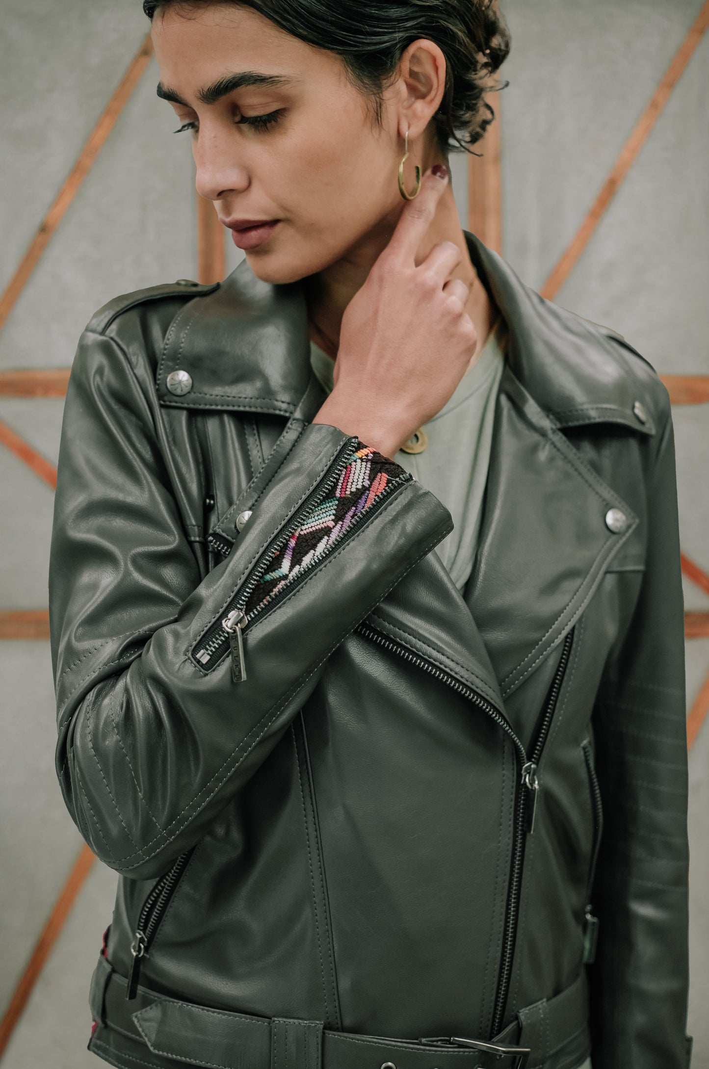 SOLOLA VEGAN LEATHER LACKETS