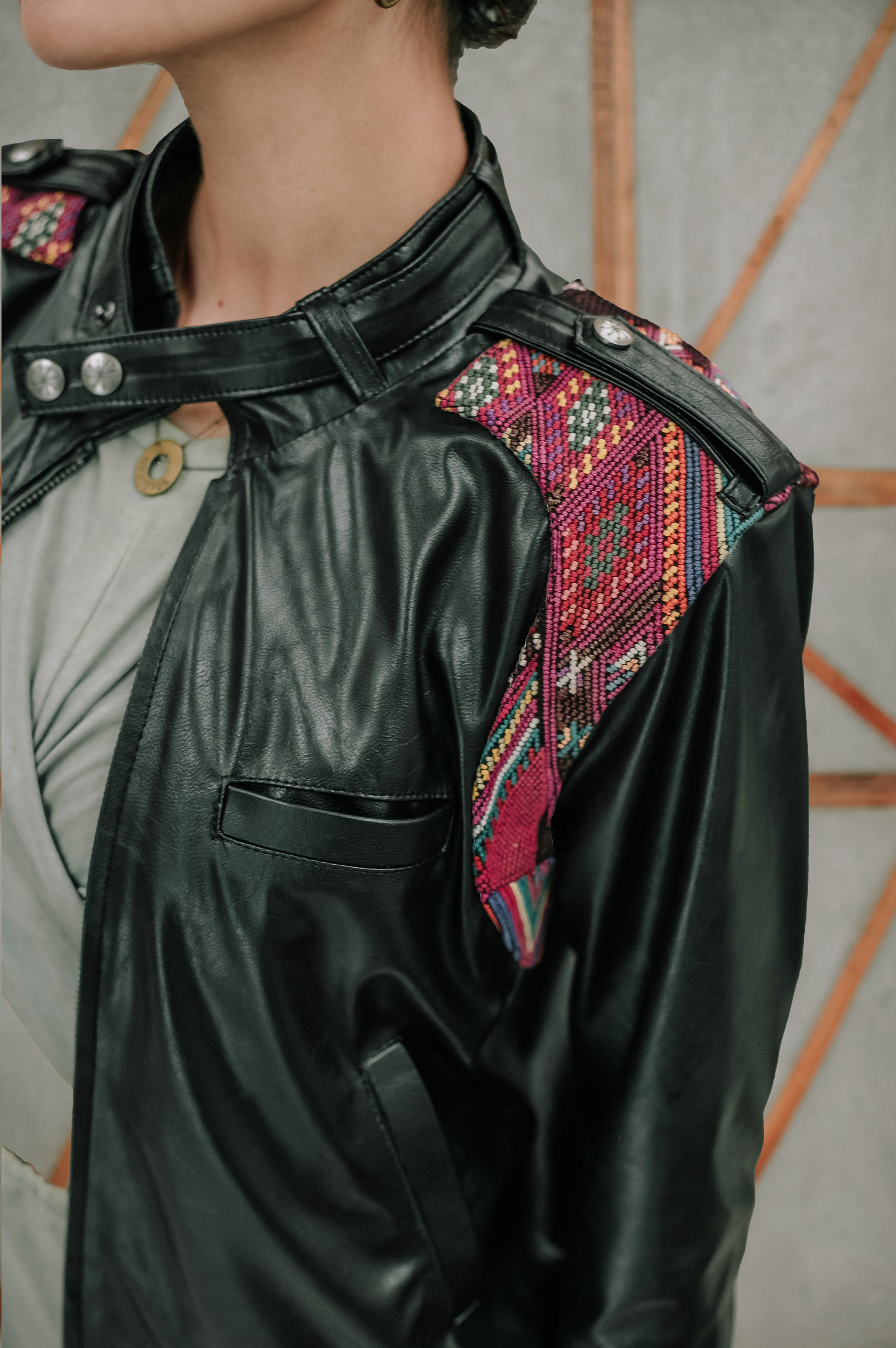SANTA CRUZ VEGAN LEATHER JACKET – Tulku